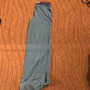 Soft striped pajamas pants